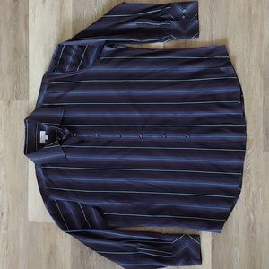 Utility Men's Long Sleeve Button Down Shirt Size XXL